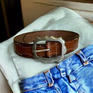 🌞Summer Clearance New York & Company Bonded Leather Western Style Belt